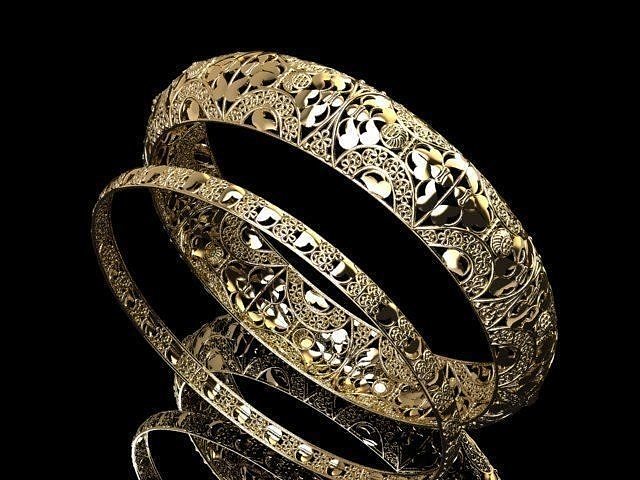Bracelet -Kangan or Bangle KBR-02 3D print model