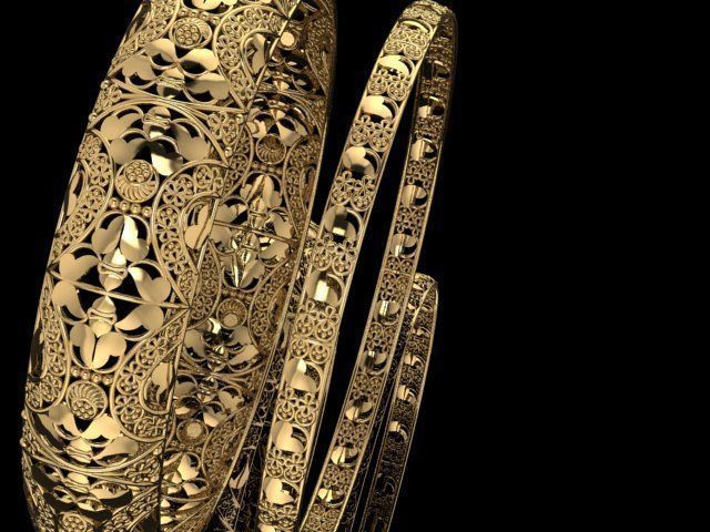 Bracelet -Kangan or Bangle KBR-02 3D print model_9