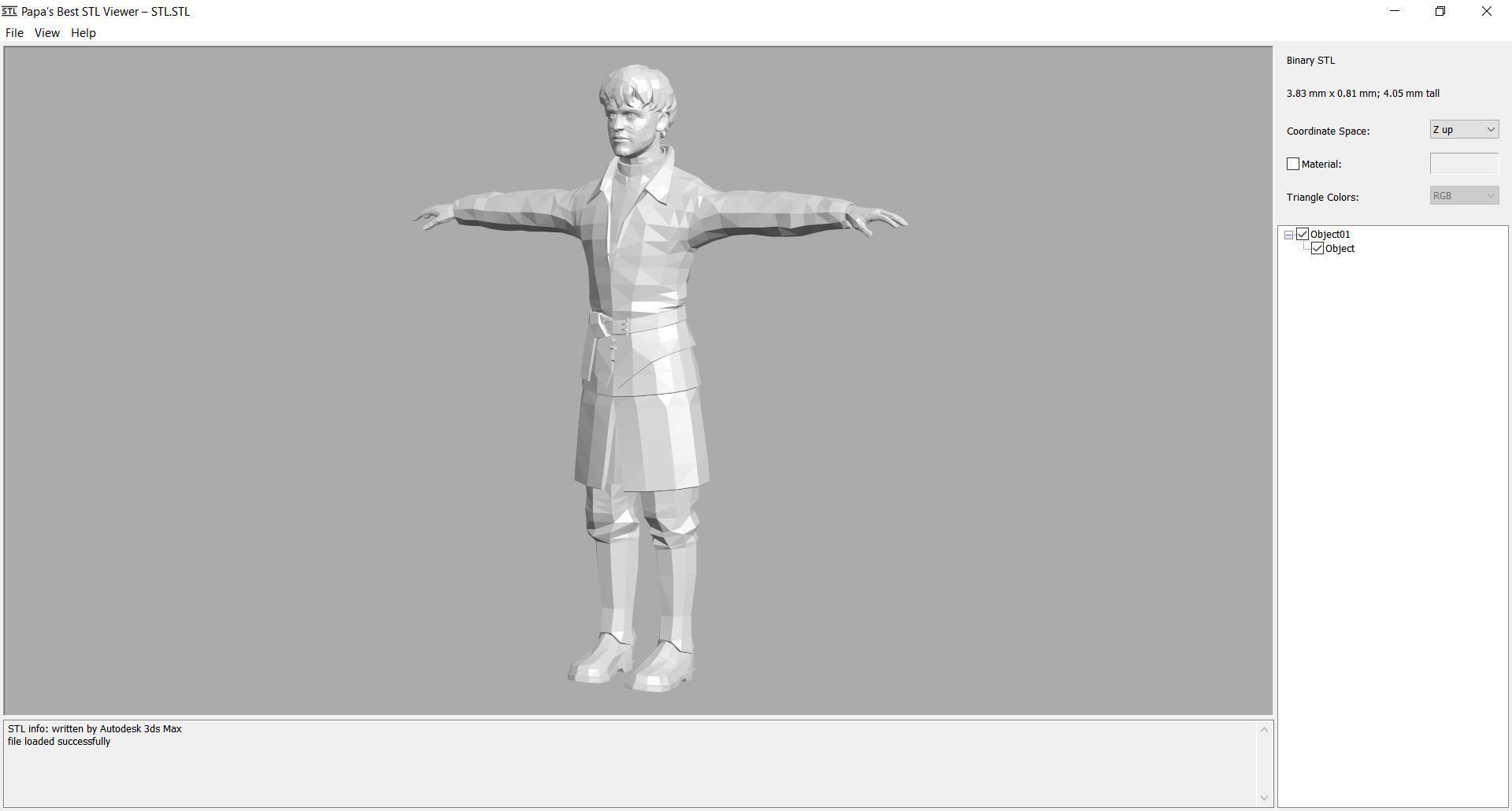 GOT - RAMSAY - SNOW 3D model_8