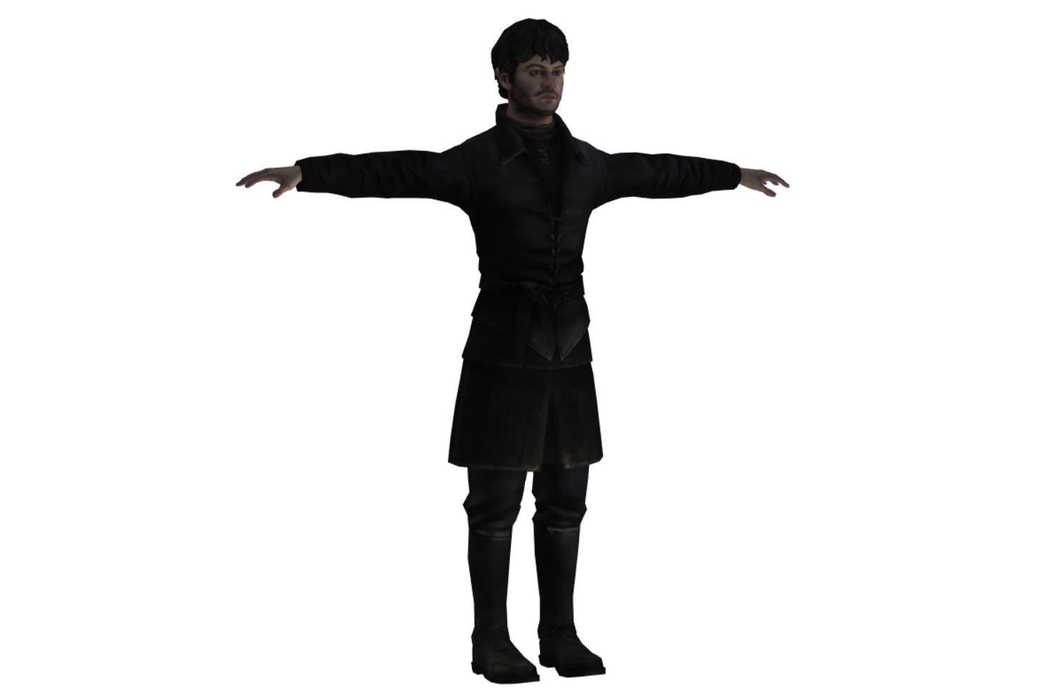 GOT - RAMSAY - SNOW 3D model_13