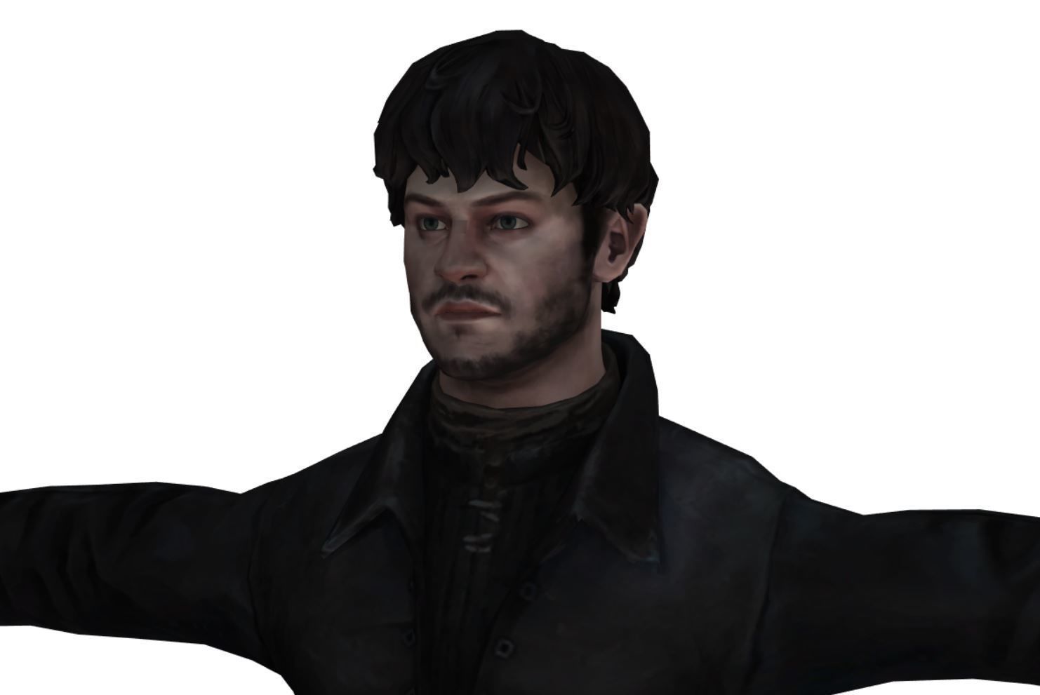 GOT - RAMSAY - SNOW 3D model_10