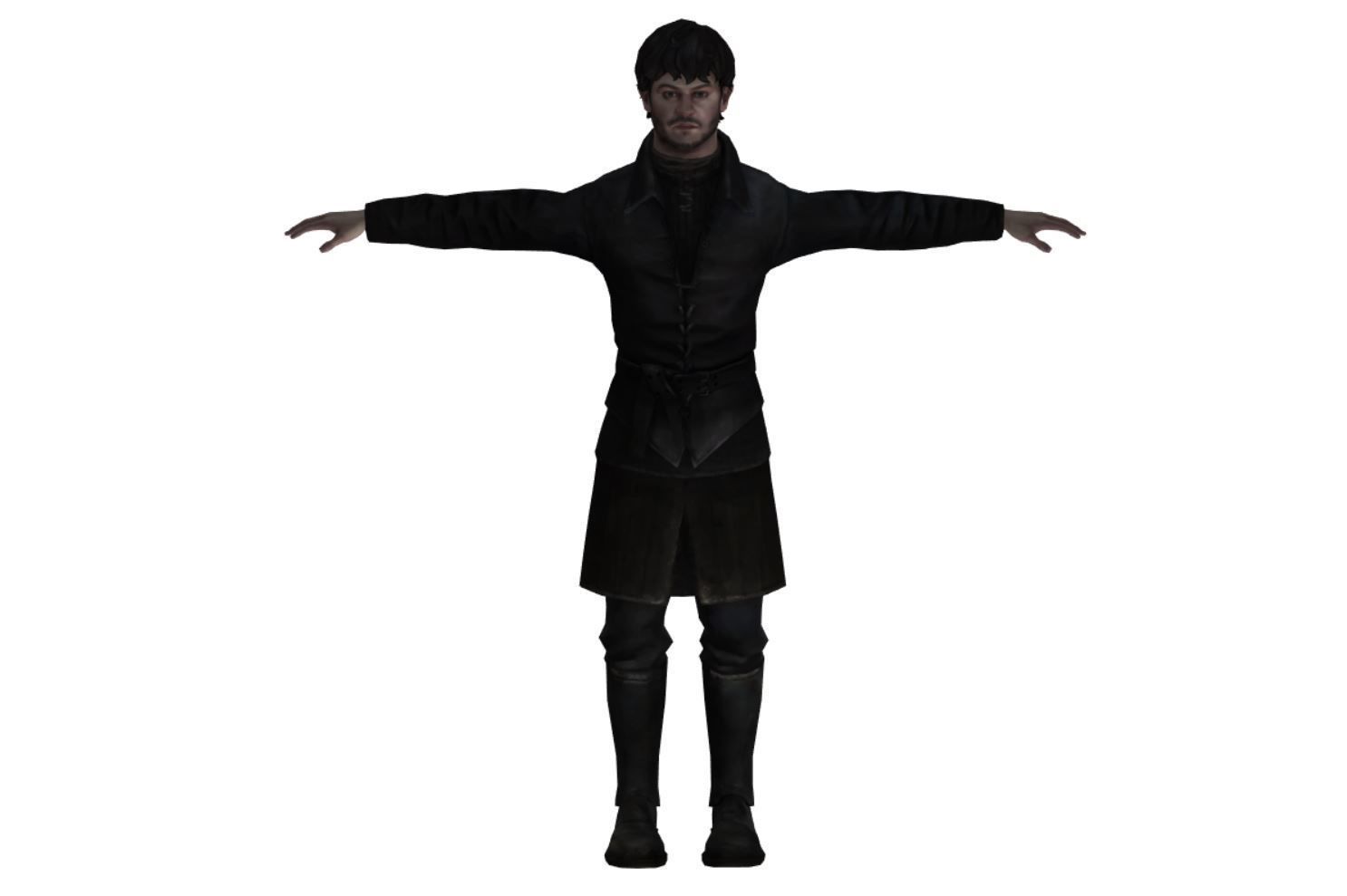 GOT - RAMSAY - SNOW 3D model_1