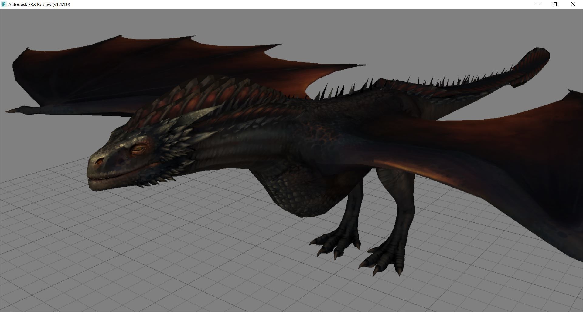 GOT - DROGON 3D model_7