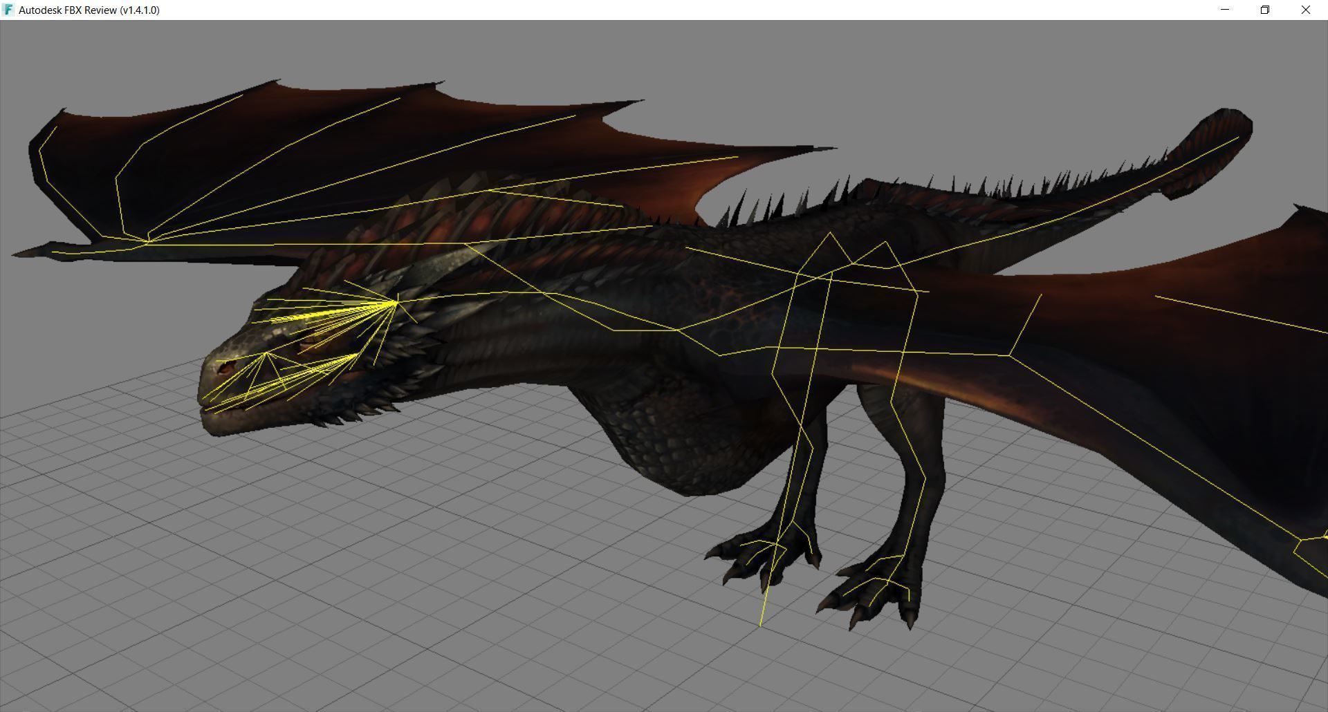 GOT - DROGON 3D model_8