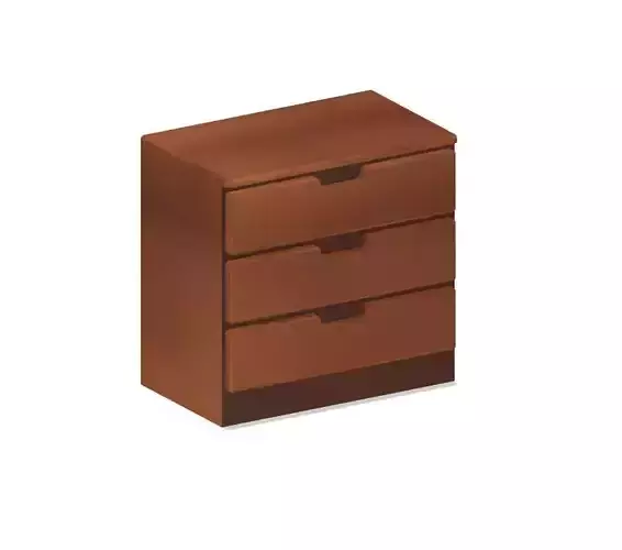 Model Railway Bedroom Draw Unit 3D print model