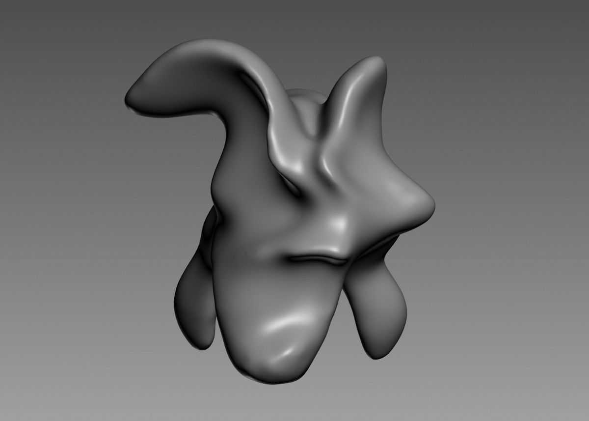 Modern Abstract Decorative sculpture 3d print model 3D print model_43