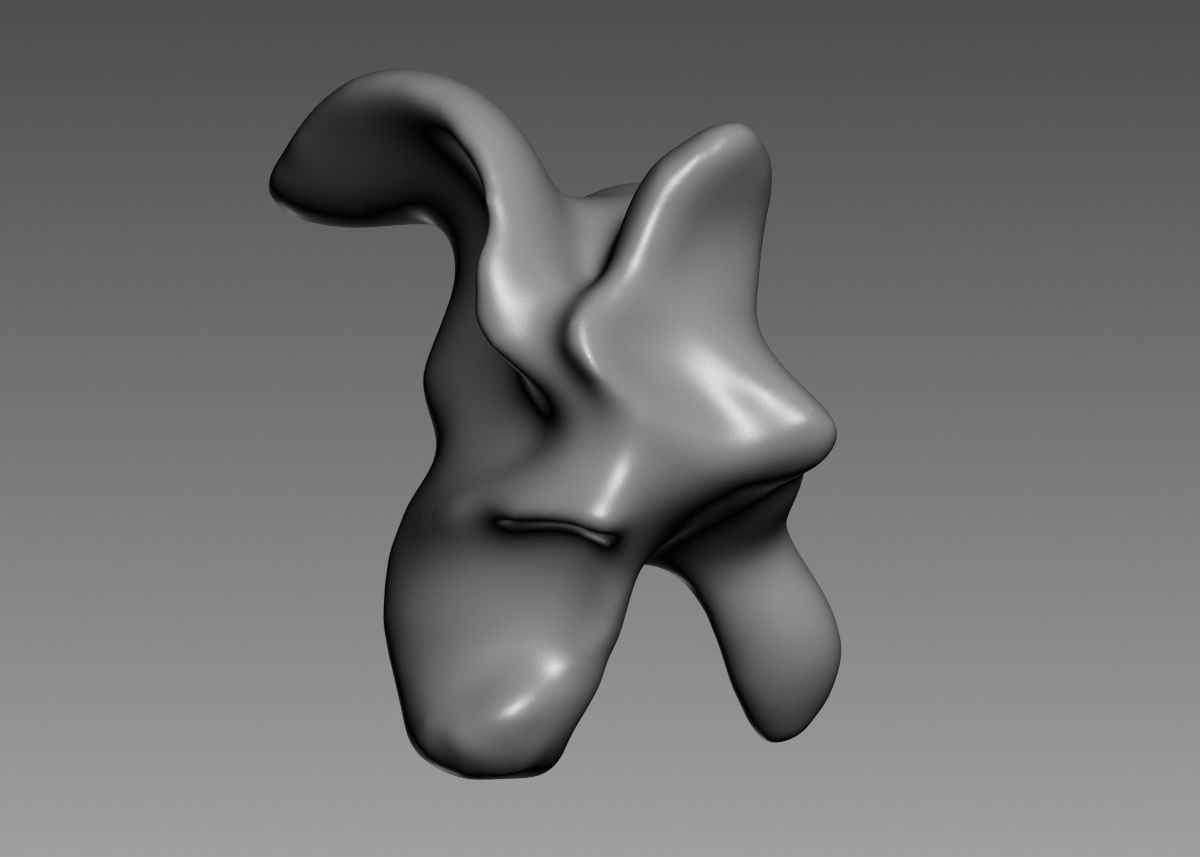 Modern Abstract Decorative sculpture 3d print model 3D print model_39