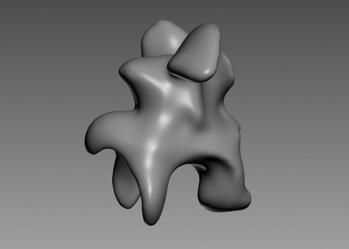 Modern Abstract Decorative sculpture 3d print model 3D print model_16