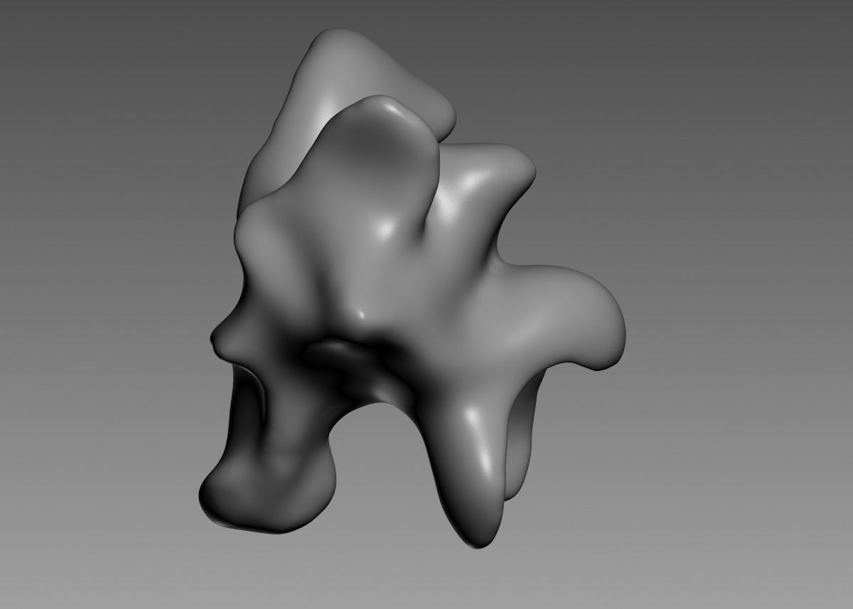 Modern Abstract Decorative sculpture 3d print model 3D print model_33