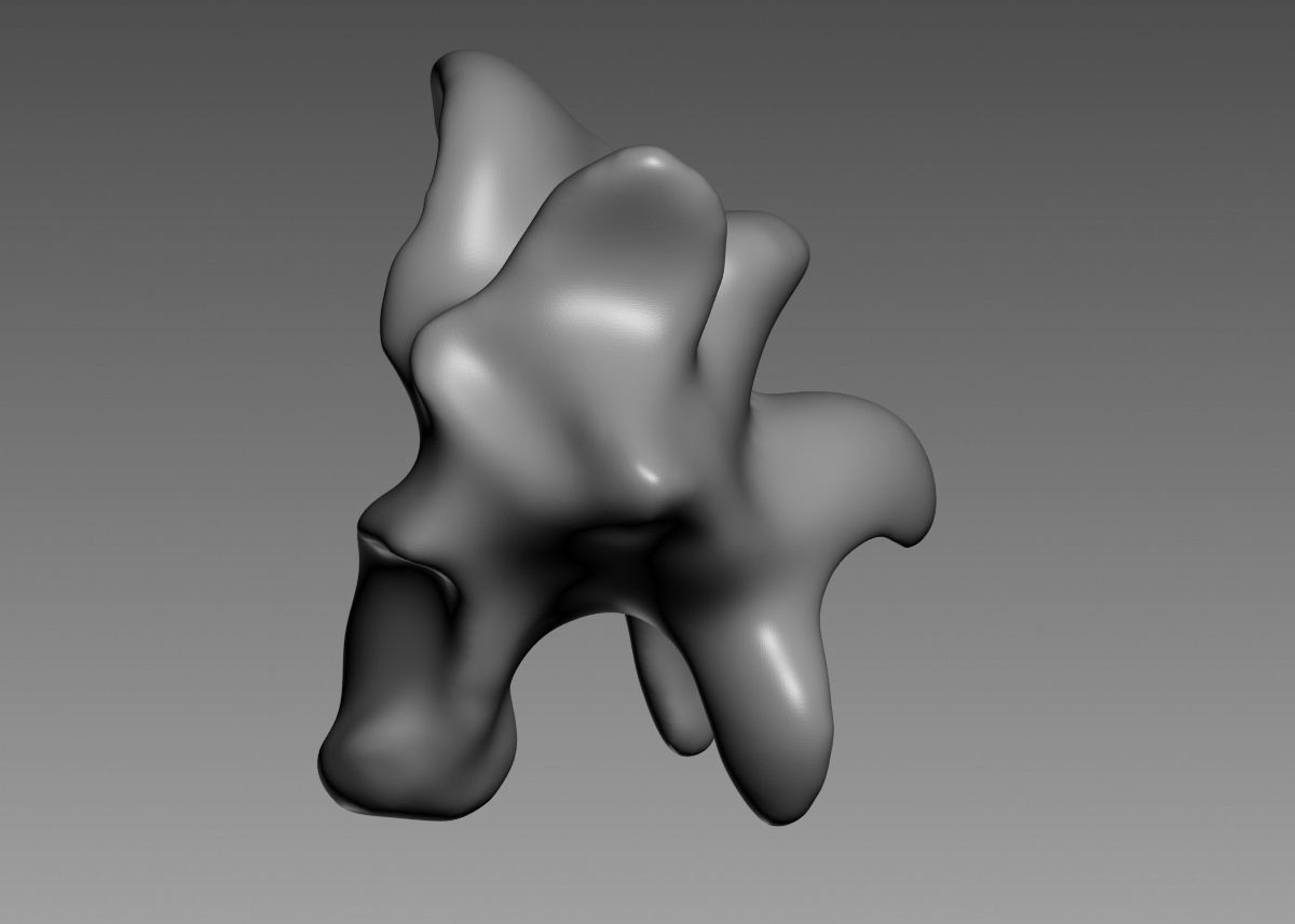 Modern Abstract Decorative sculpture 3d print model 3D print model_35