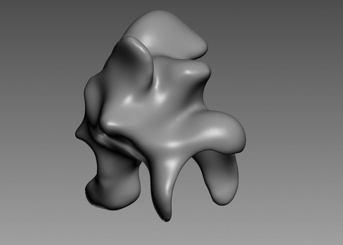 Modern Abstract Decorative sculpture 3d print model 3D print model_30