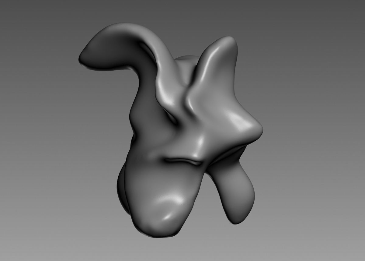 Modern Abstract Decorative sculpture 3d print model 3D print model_42