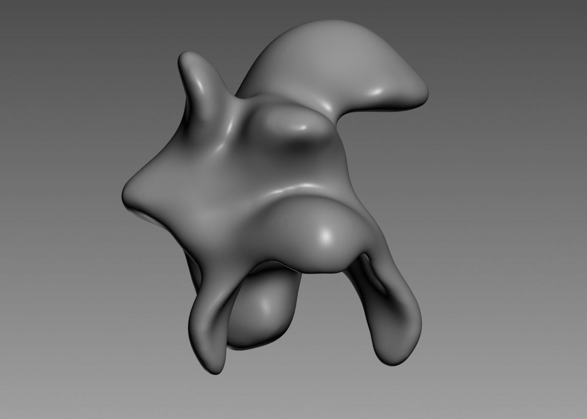 Modern Abstract Decorative sculpture 3d print model 3D print model_29