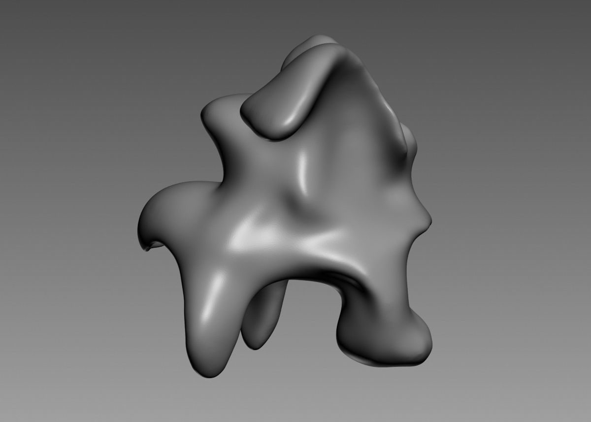 Modern Abstract Decorative sculpture 3d print model 3D print model_13