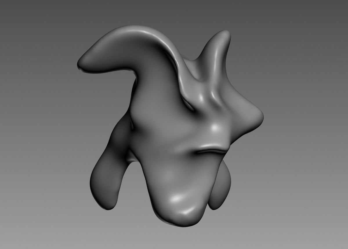 Modern Abstract Decorative sculpture 3d print model 3D print model_44