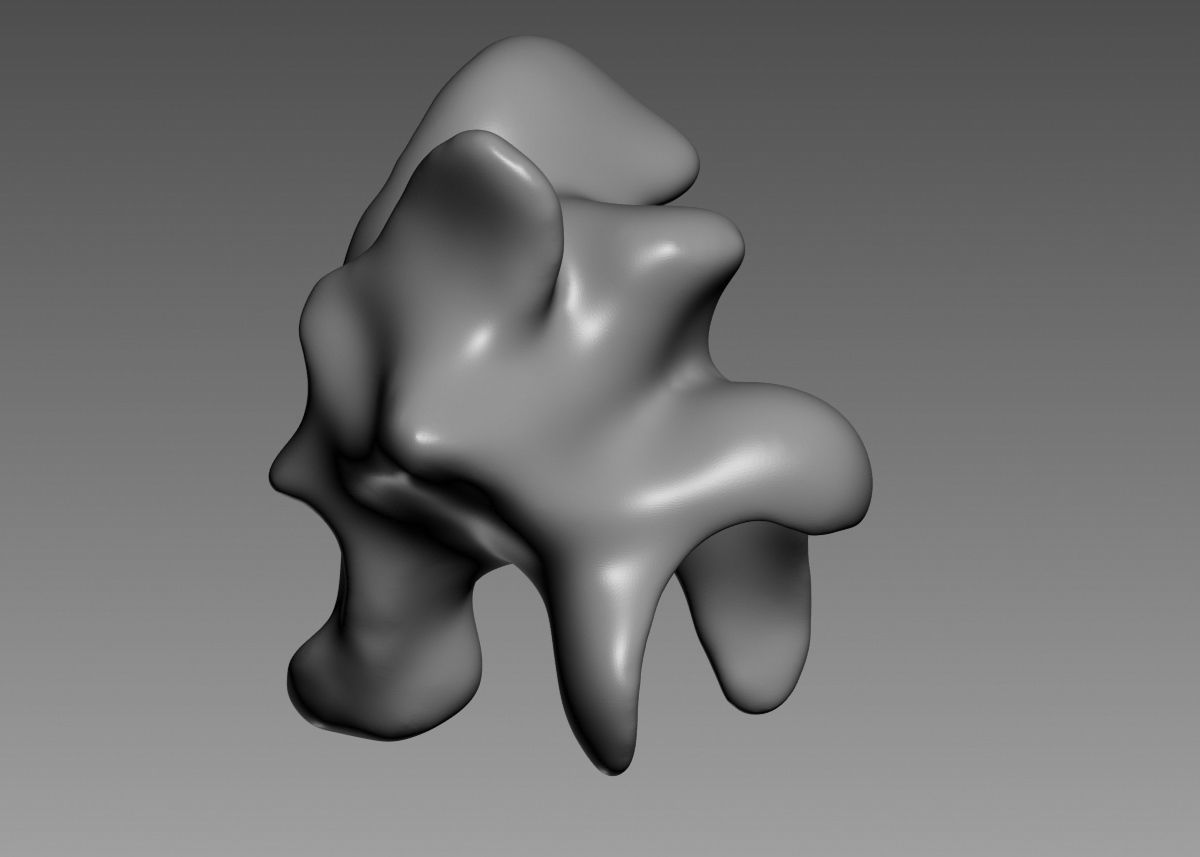 Modern Abstract Decorative sculpture 3d print model 3D print model_34