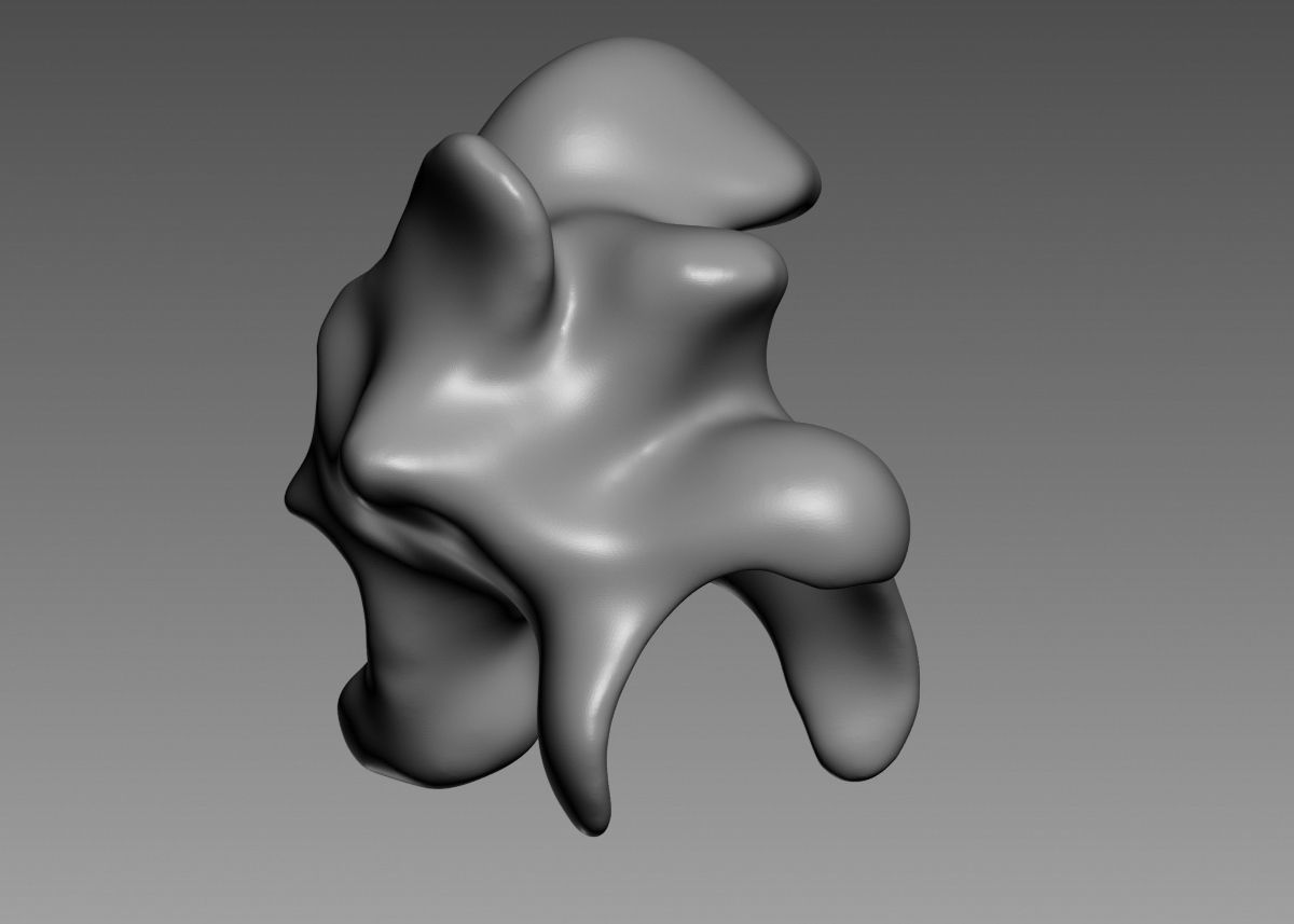 Modern Abstract Decorative sculpture 3d print model 3D print model_28