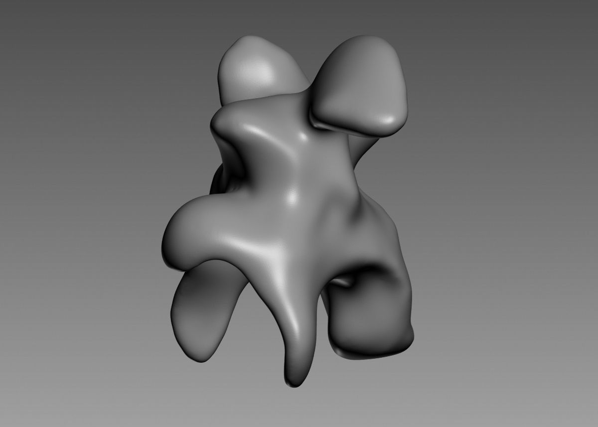 Modern Abstract Decorative sculpture 3d print model 3D print model_18