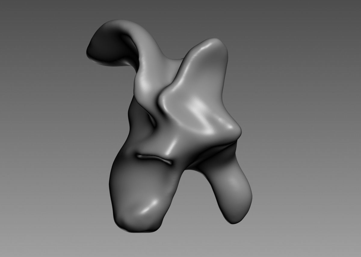 Modern Abstract Decorative sculpture 3d print model 3D print model_36