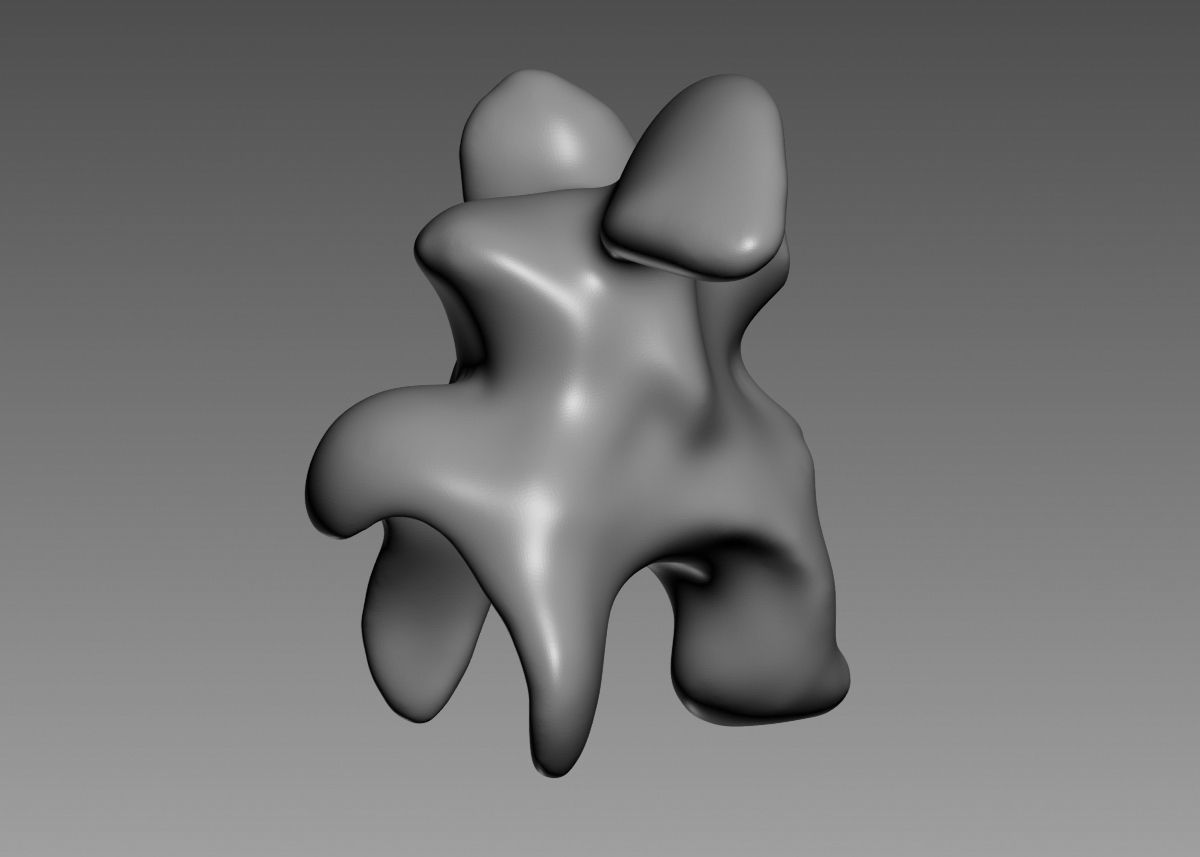 Modern Abstract Decorative sculpture 3d print model 3D print model_17