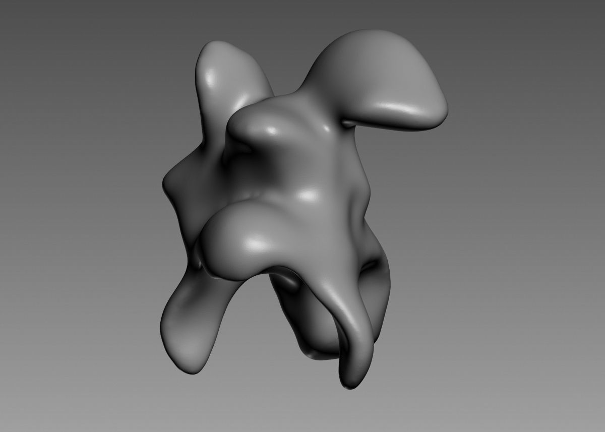 Modern Abstract Decorative sculpture 3d print model 3D print model_20