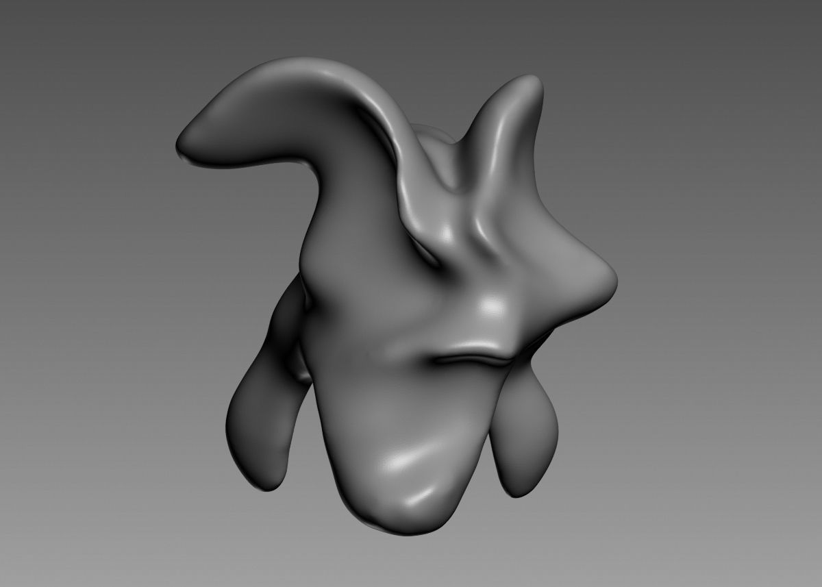 Modern Abstract Decorative sculpture 3d print model 3D print model_45