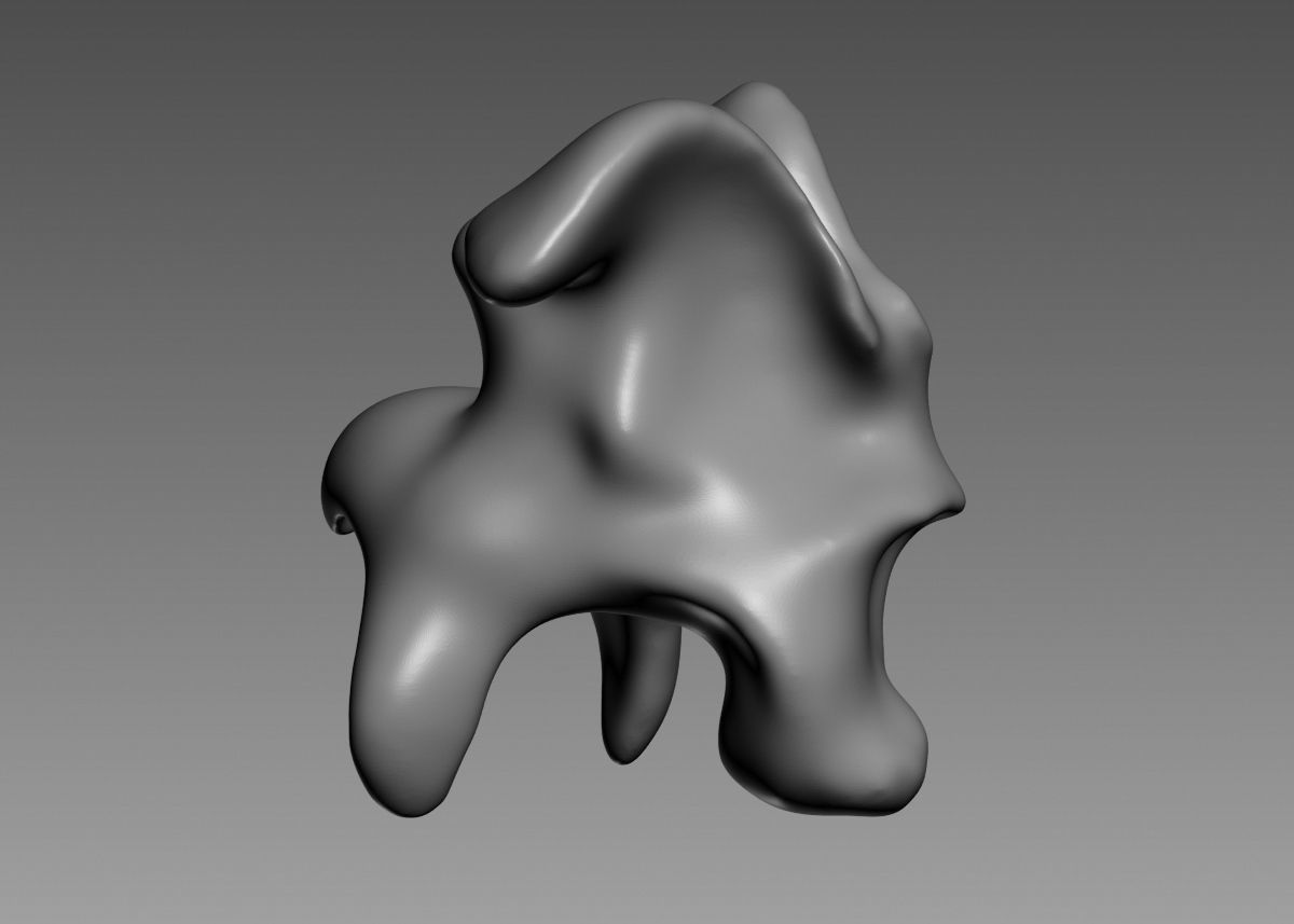 Modern Abstract Decorative sculpture 3d print model 3D print model_11