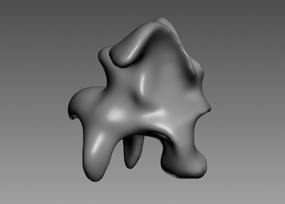 Modern Abstract Decorative sculpture 3d print model 3D print model_12