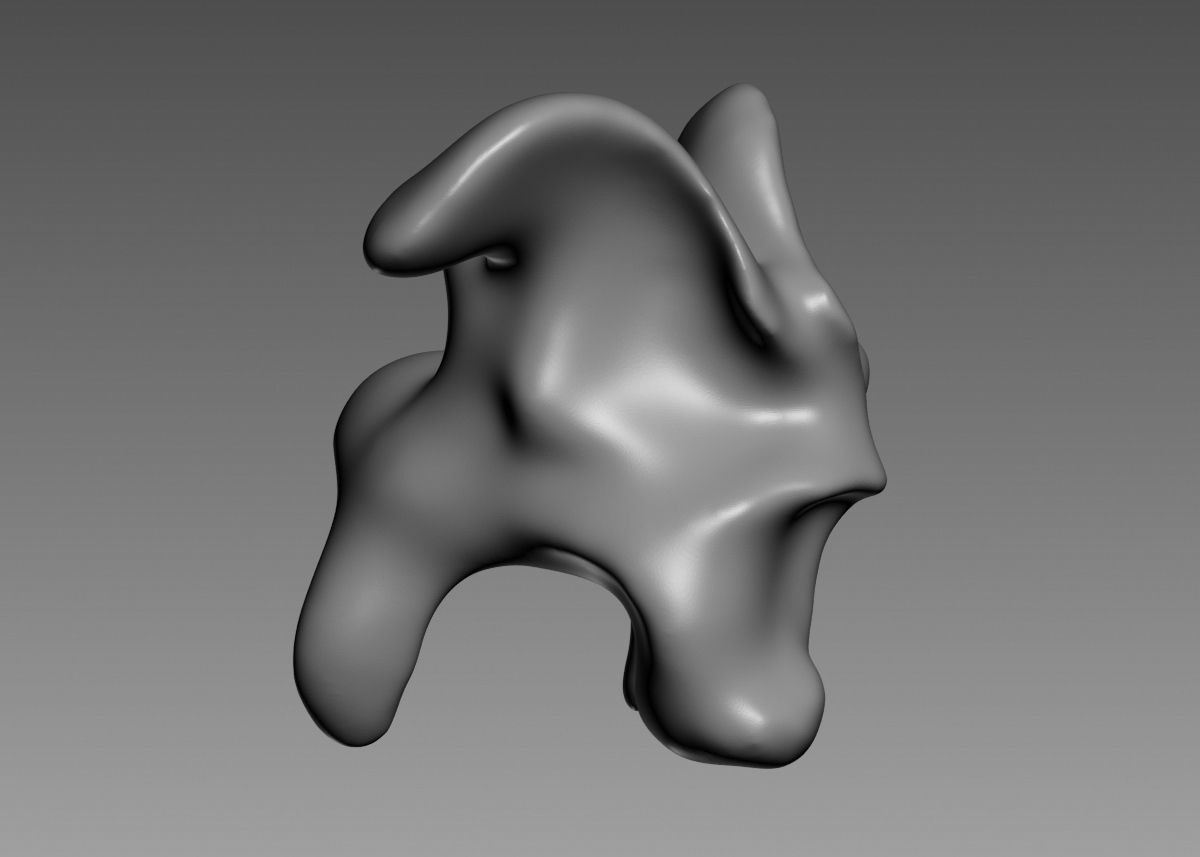 Modern Abstract Decorative sculpture 3d print model 3D print model_9