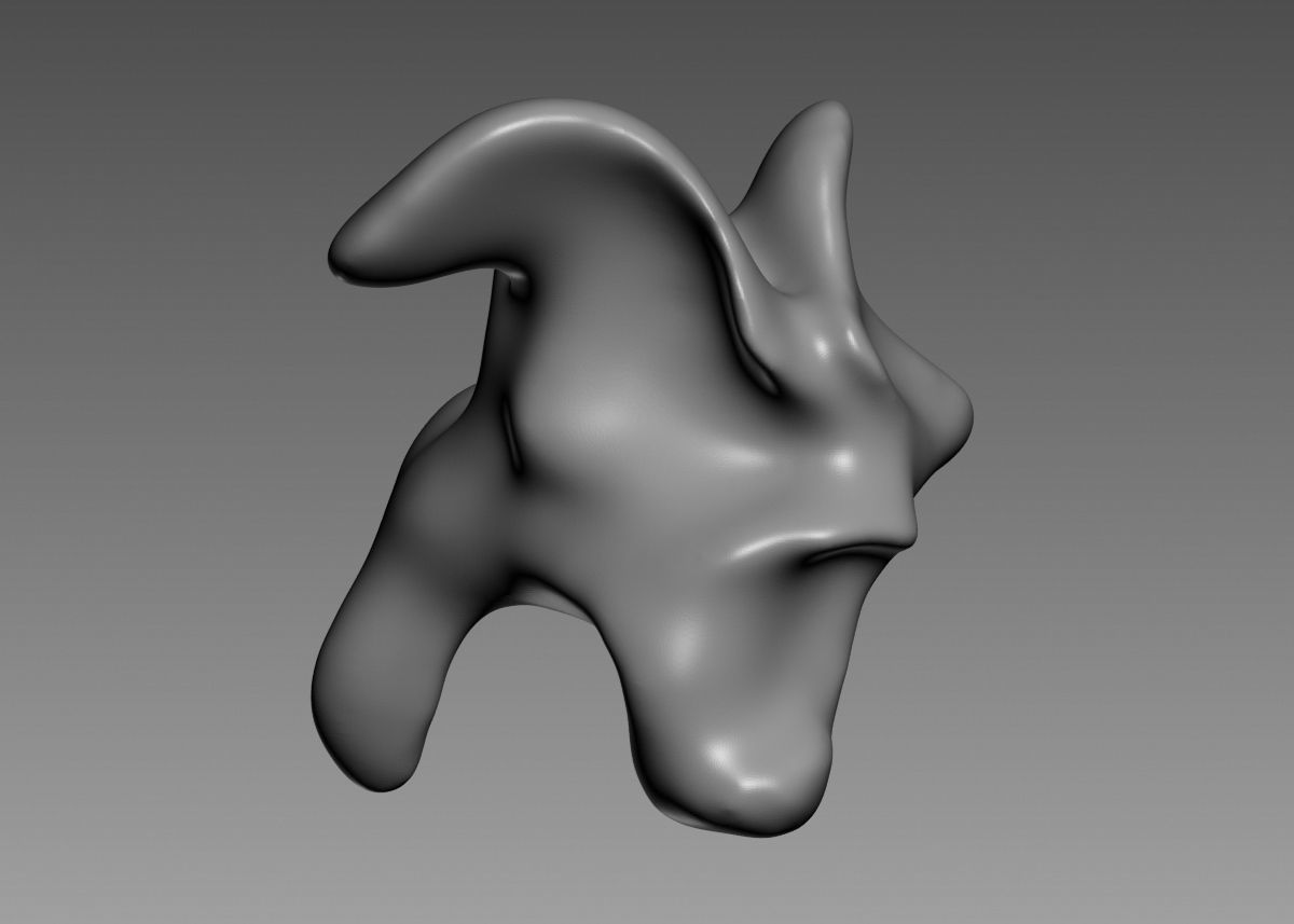 Modern Abstract Decorative sculpture 3d print model 3D print model_7