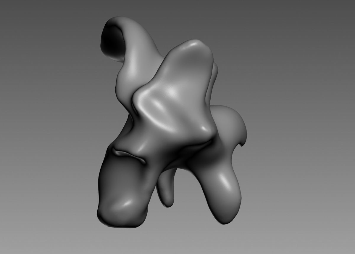 Modern Abstract Decorative sculpture 3d print model 3D print model_41