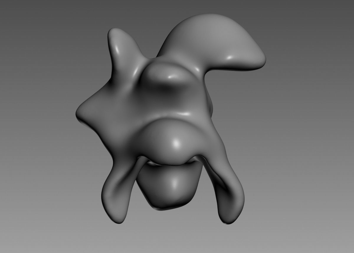 Modern Abstract Decorative sculpture 3d print model 3D print model_23