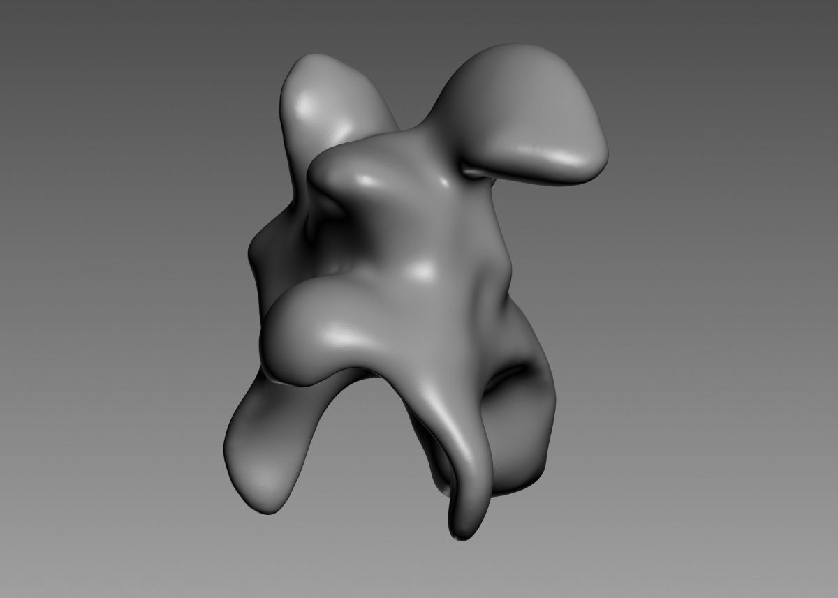 Modern Abstract Decorative sculpture 3d print model 3D print model_21