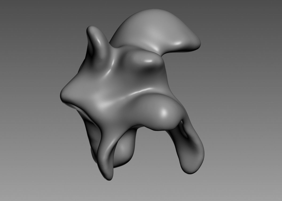 Modern Abstract Decorative sculpture 3d print model 3D print model_26