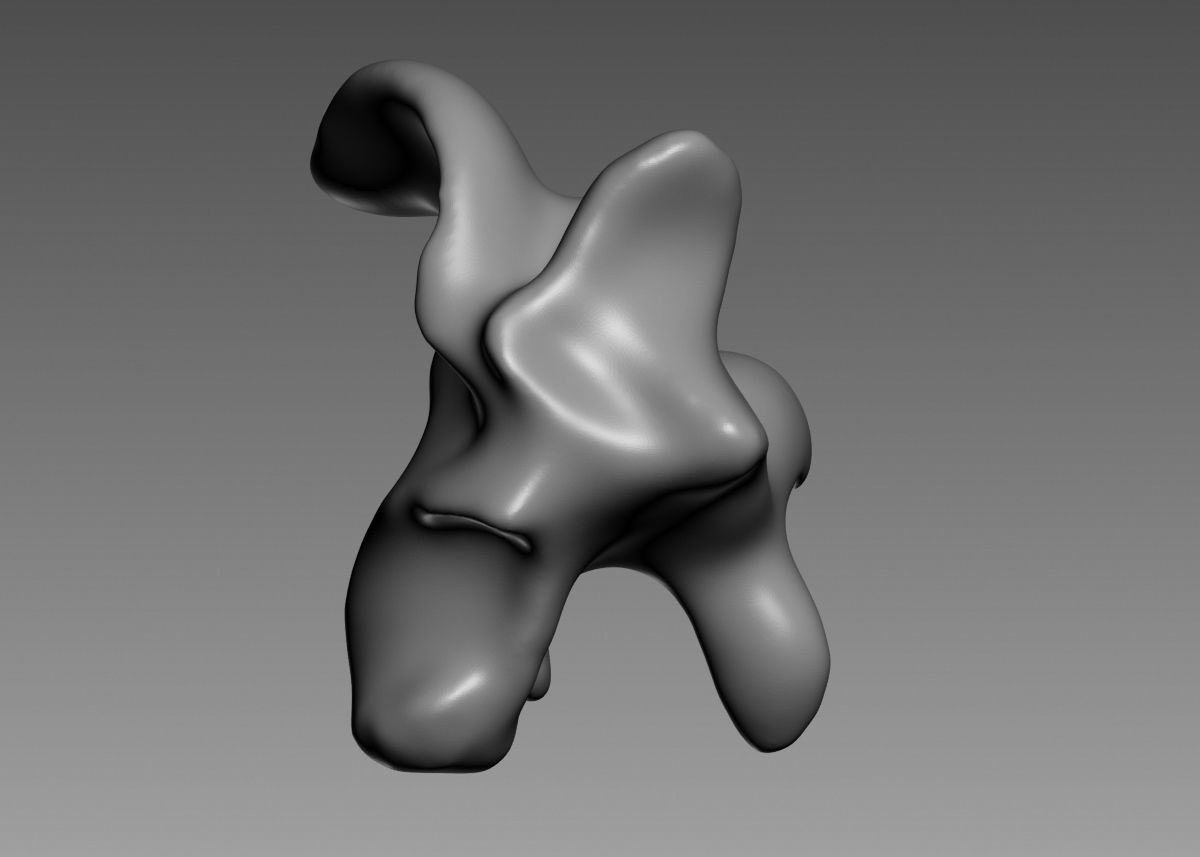 Modern Abstract Decorative sculpture 3d print model 3D print model_38