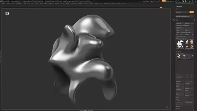 Modern Abstract Decorative sculpture 3d print model