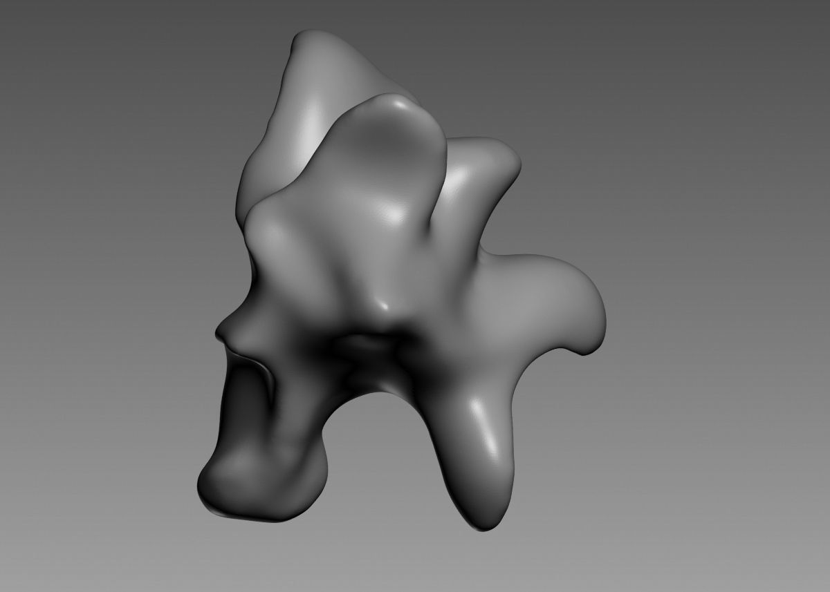 Modern Abstract Decorative sculpture 3d print model 3D print model_40