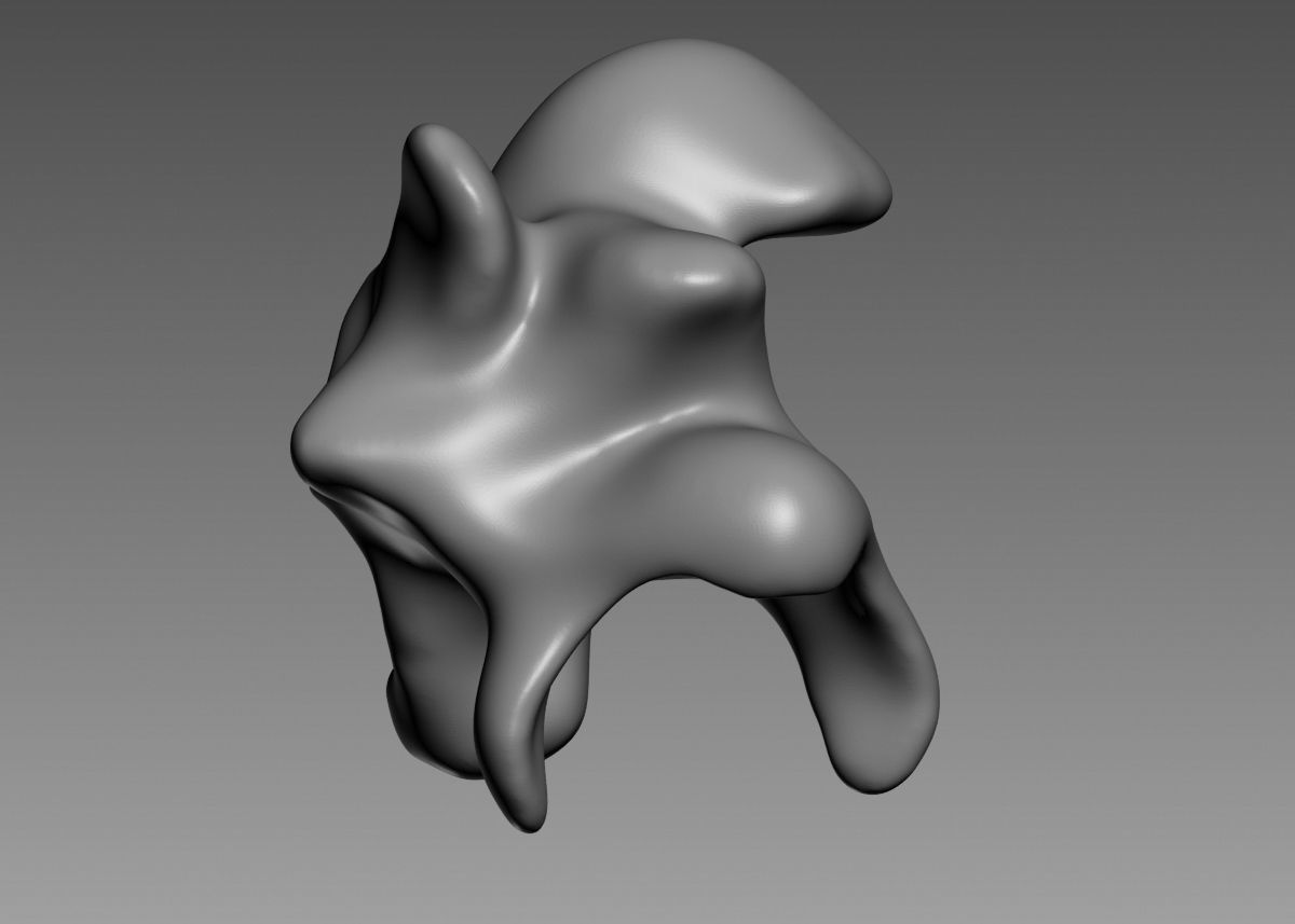 Modern Abstract Decorative sculpture 3d print model 3D print model_27