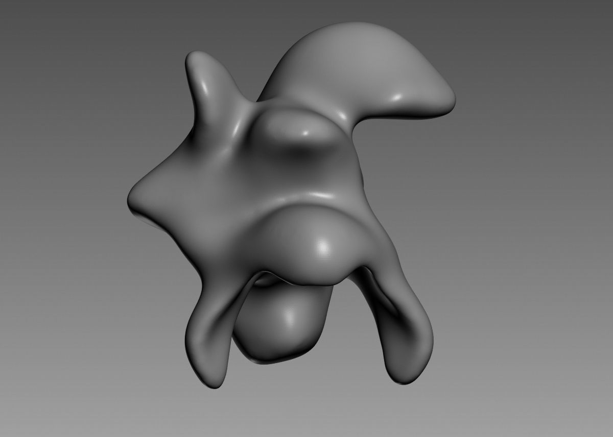 Modern Abstract Decorative sculpture 3d print model 3D print model_25