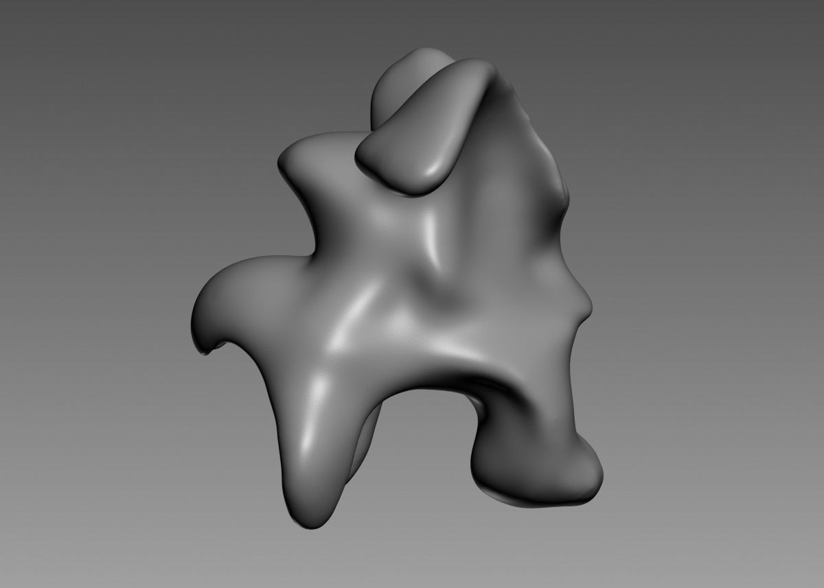 Modern Abstract Decorative sculpture 3d print model 3D print model_14