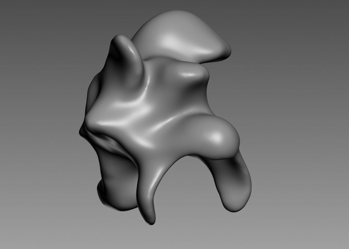 Modern Abstract Decorative sculpture 3d print model 3D print model_32