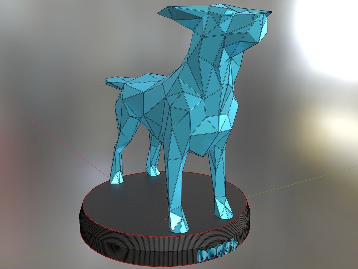 Poly Doggy 3D print model_6
