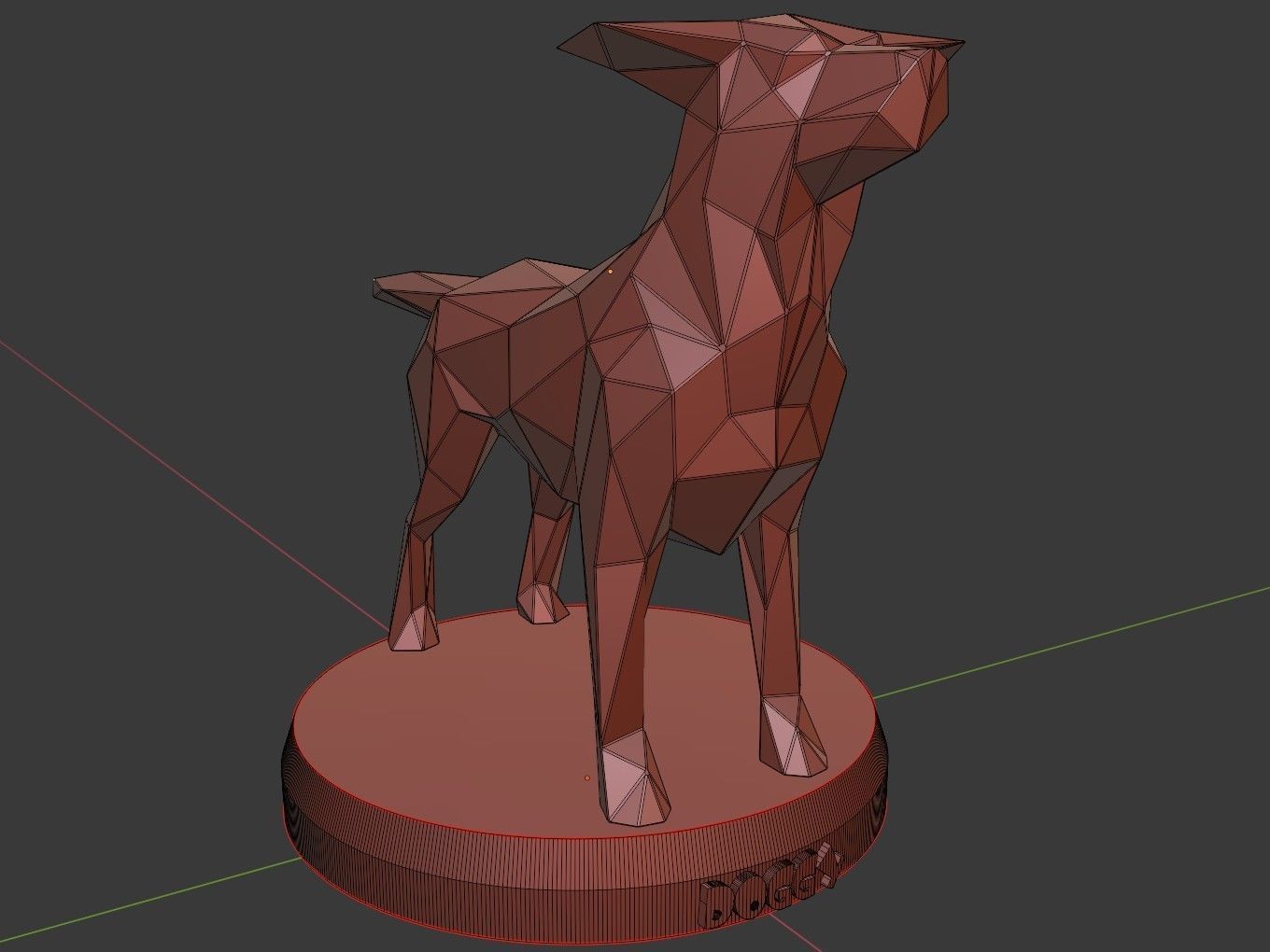 Poly Doggy 3D print model_10
