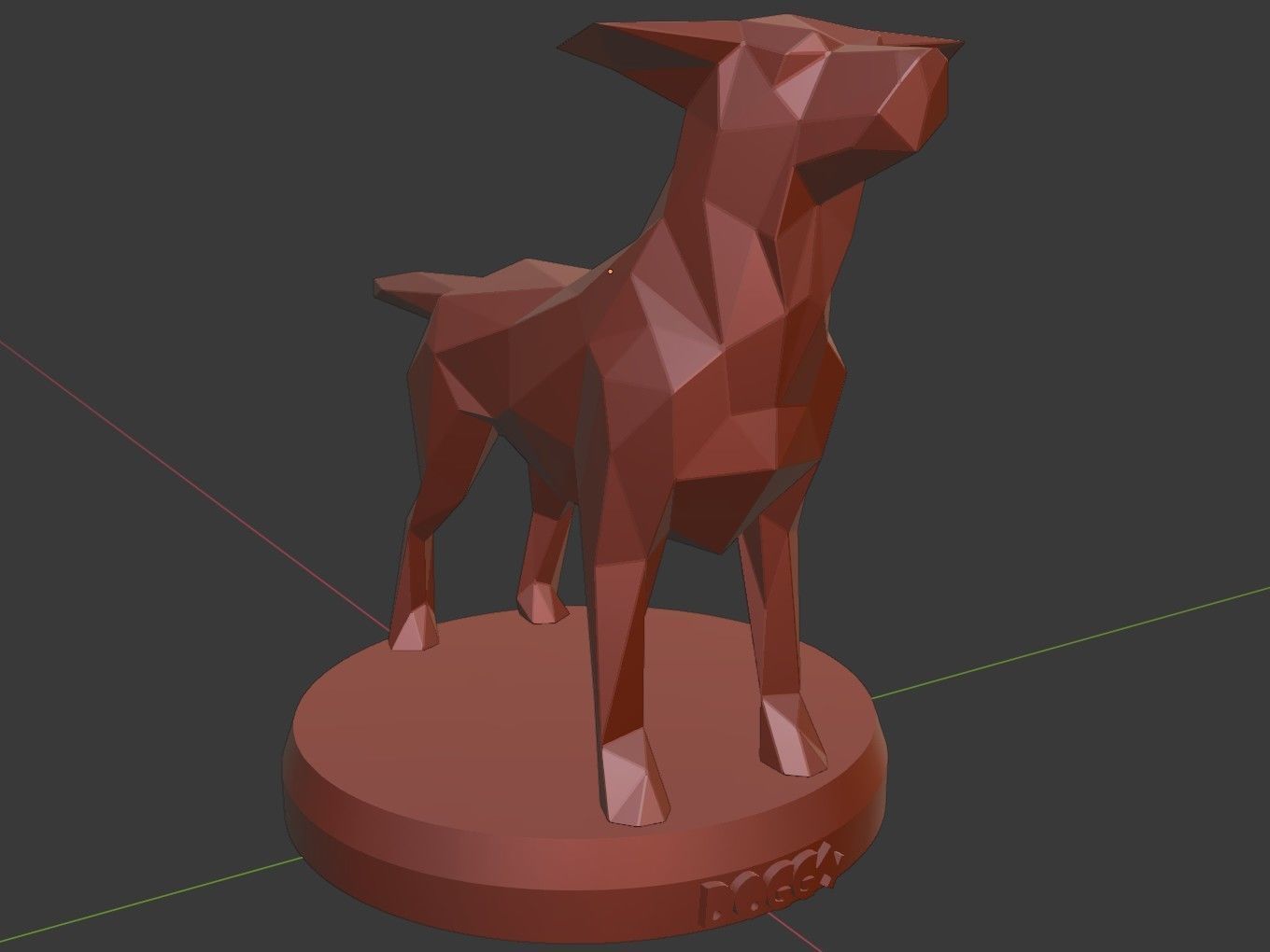 Poly Doggy 3D print model_9