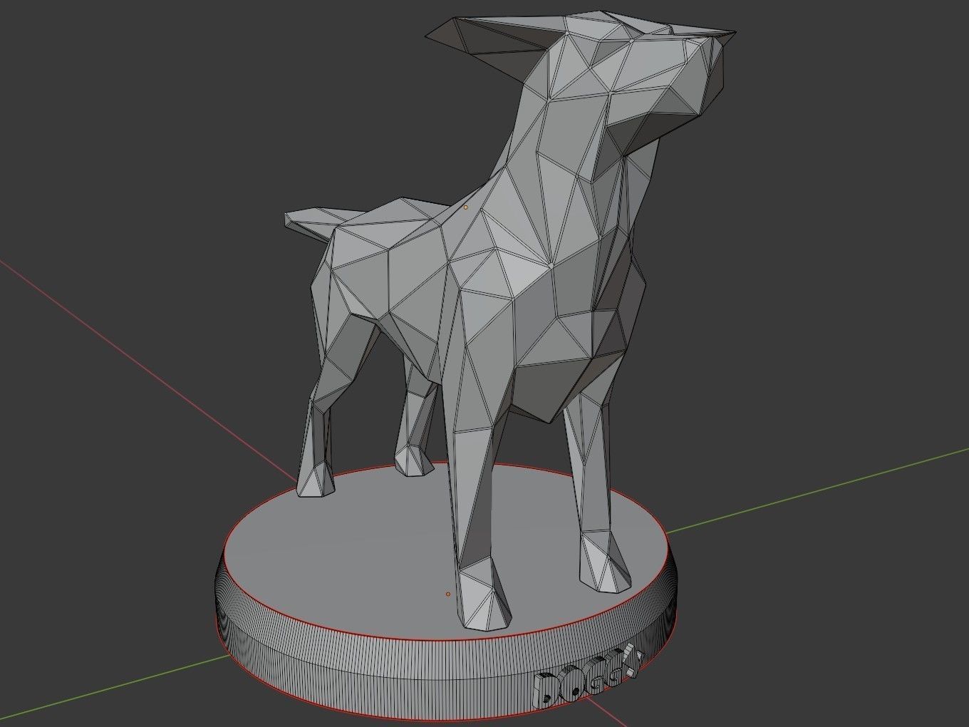 Poly Doggy 3D print model_7