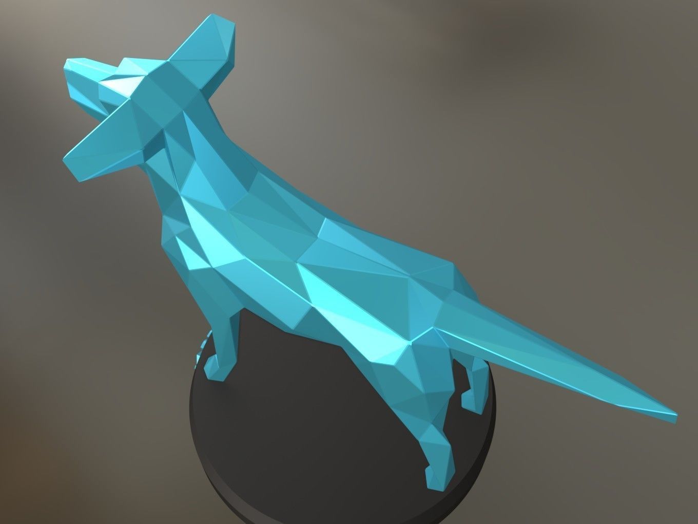 Poly Doggy 3D print model_3