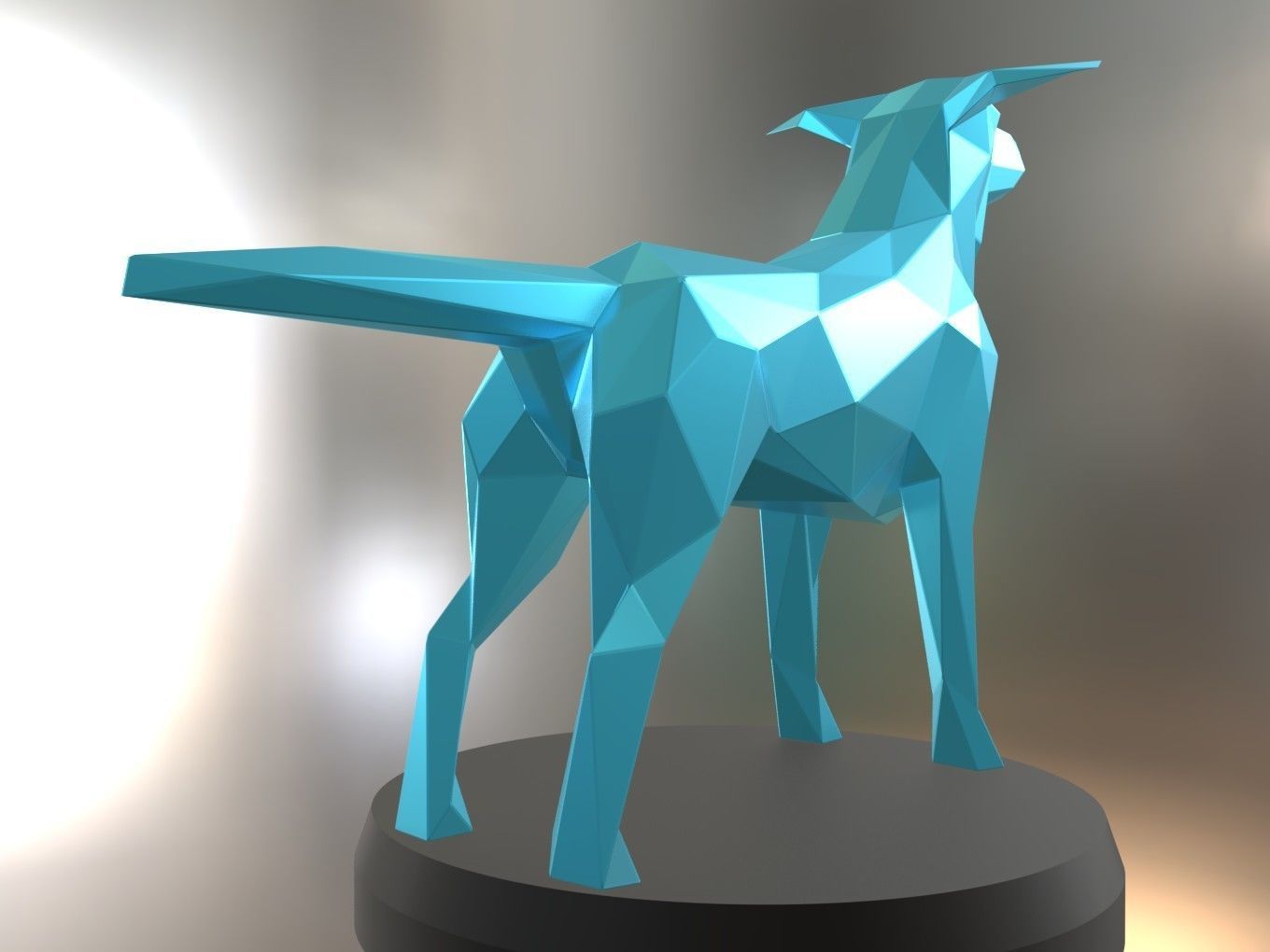 Poly Doggy 3D print model_4