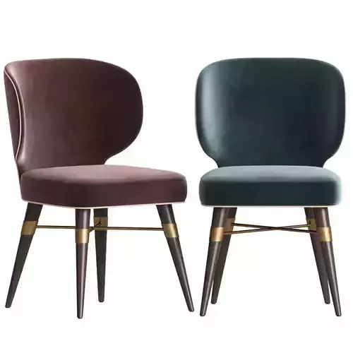 Louis Mid Century Dining Chair By Ottiu