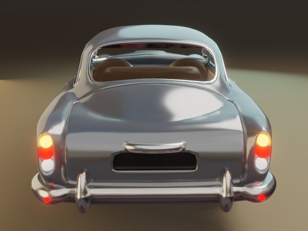 Aston Martin DB5 Car 3D model rigged 3D model_36