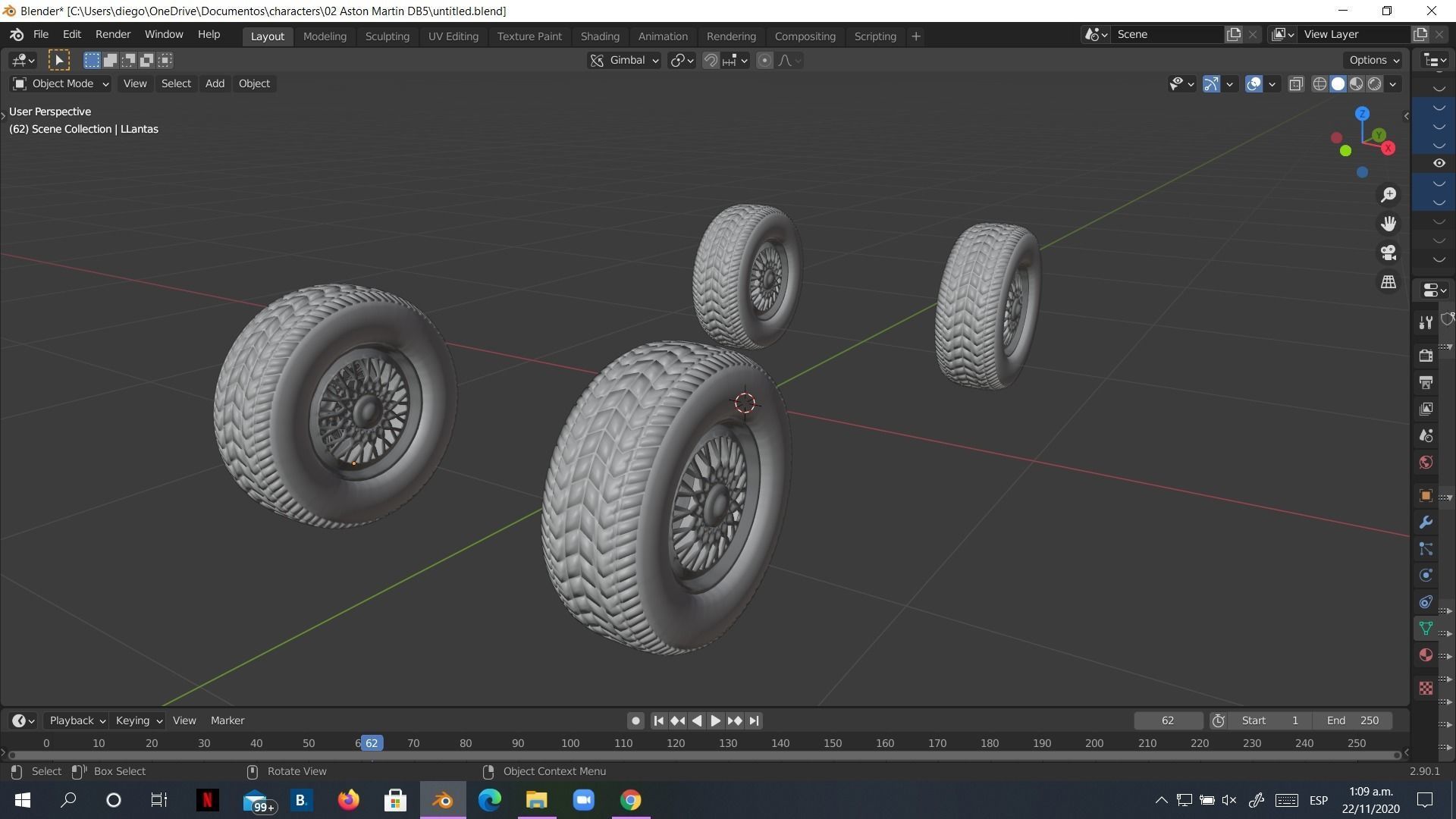 Aston Martin DB5 Car 3D model rigged 3D model_29